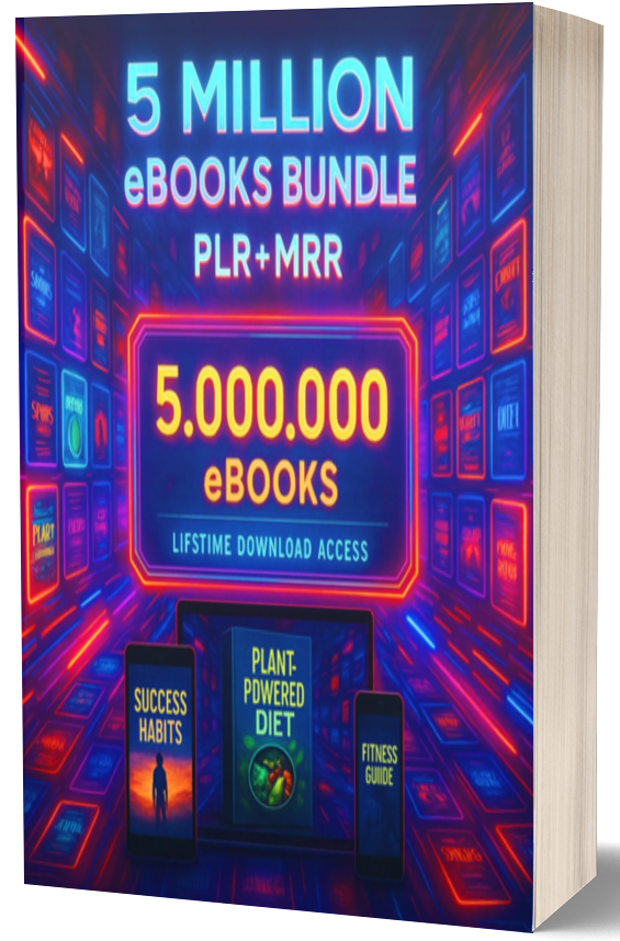 5 Million Ebooks Passive Income, Financial plr mrr