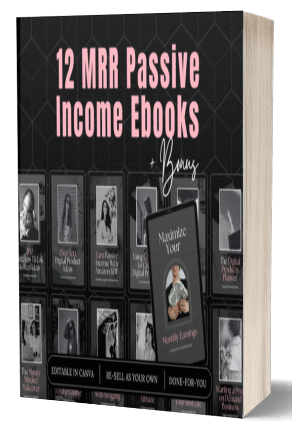 MRR Passive Income eBook Bundle, master resell rights