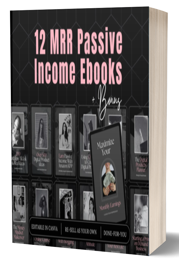 MRR Passive Income eBook Bundle, master resell rights