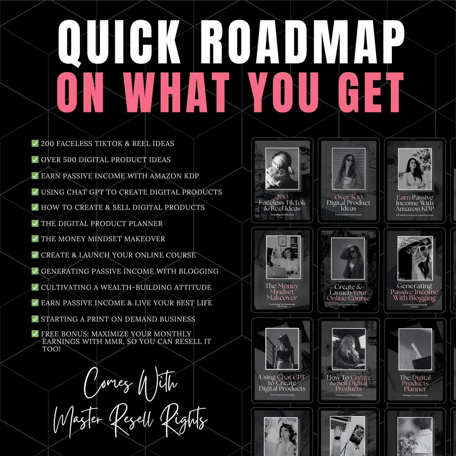 MRR Passive Income eBook Bundle, master resell rights