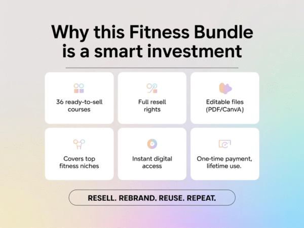 Fitness Empire Starter Kit | 36 Digital Courses with Resell Rights - Image 2
